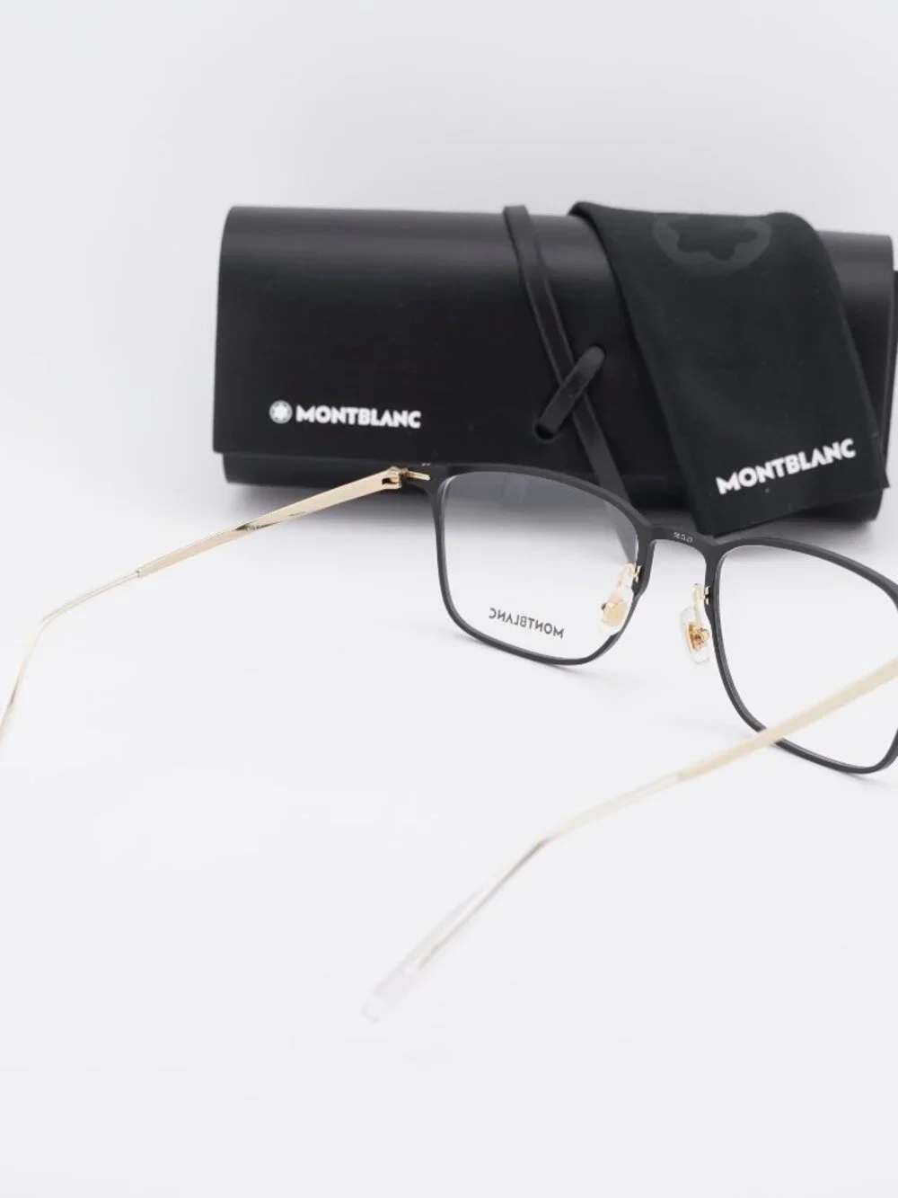 Montblanc MB0193O 002 Rectangle Eyeglasses 55mm – Black